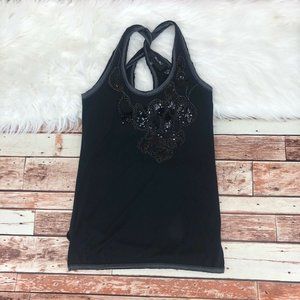 Miss Me Criss Cross Back Sleeveless Top Size Large. Unfortunately too small